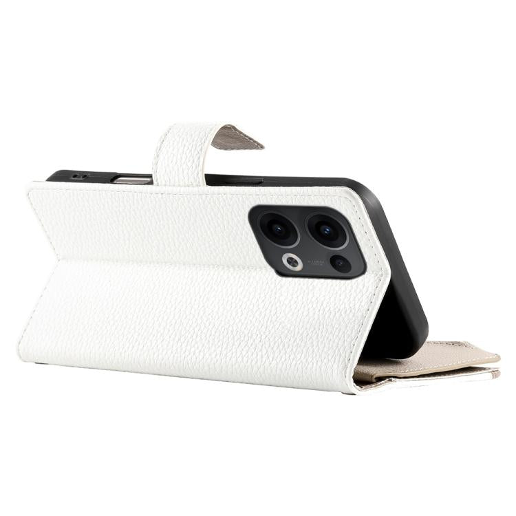 For OPPO Reno13 Global Stitching Multi-card Zipper Wallet Leather Phone Case with Short Strap