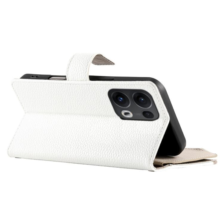 For OPPO Reno13 Pro Global Stitching Multi-card Zipper Wallet Leather Phone Case with Short Strap