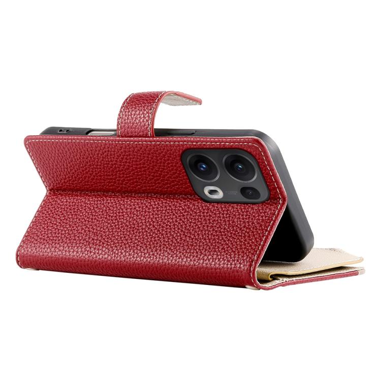 For OPPO Reno13 Pro Global Stitching Multi-card Zipper Wallet Leather Phone Case with Short Strap