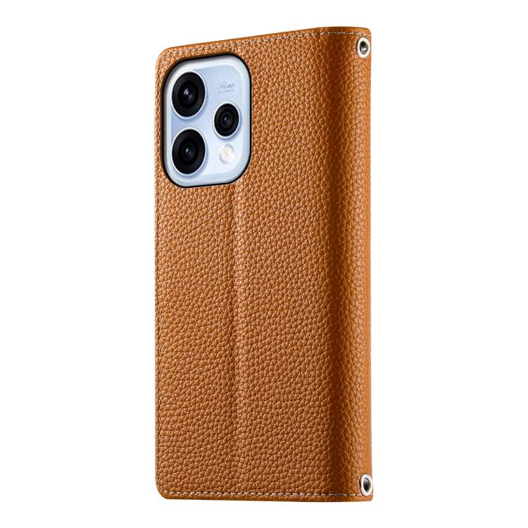 For OPPO Reno15 5G / Reno 15c 5G Stitching Multi-card Zipper Wallet Leather Phone Case with Short Strap