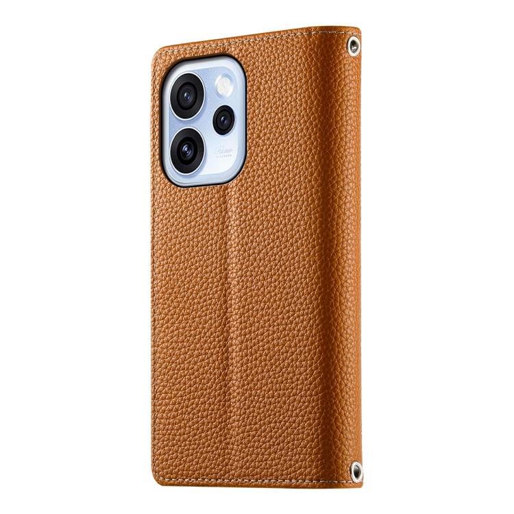 For OPPO Reno15 F 5G Stitching Multi-card Zipper Wallet Leather Phone Case with Short Strap