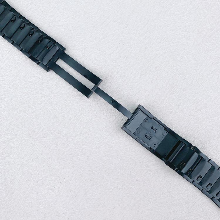 22mm Tri-beads Side-detachable Buckle Stainless Steel Watch Band