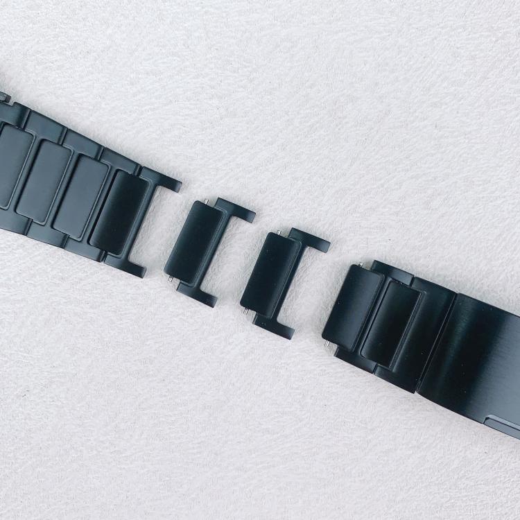 22mm Tri-beads Side-detachable Buckle Stainless Steel Watch Band