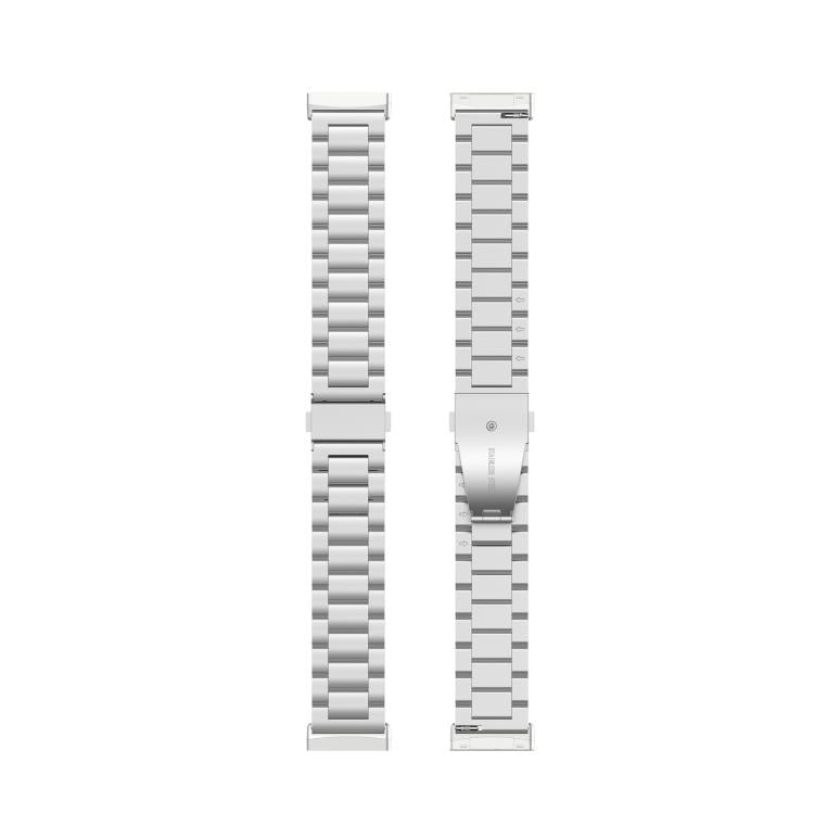 For Fitbit Versa 4 / 3 / Sense / Sense 2 Tri-beads Flat Buckle Titanium Alloy Watch Band