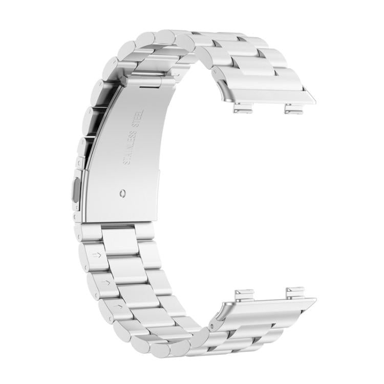 For OPPO Watch 2 42mm Tri-beads Flat Buckle Titanium Alloy Watch Band