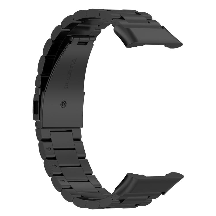 For OPPO Watch Free Tri-beads Flat Buckle Titanium Alloy Watch Band