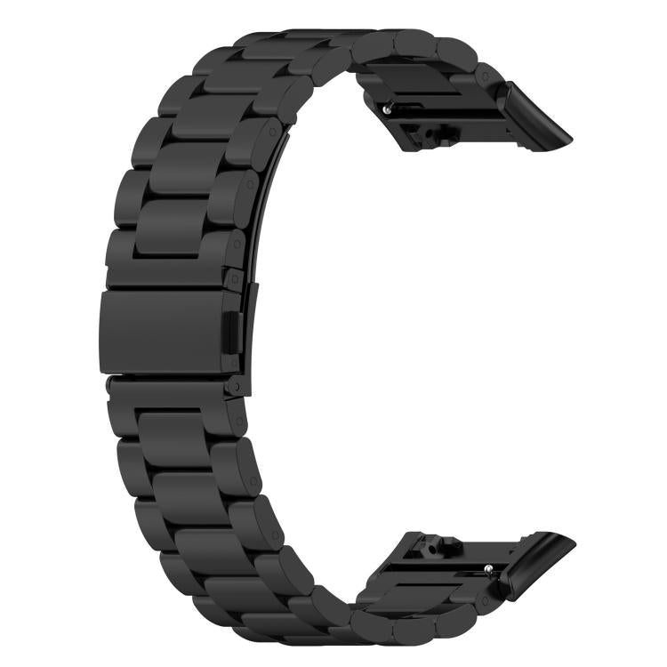 For OPPO Watch Free Tri-beads Flat Buckle Titanium Alloy Watch Band
