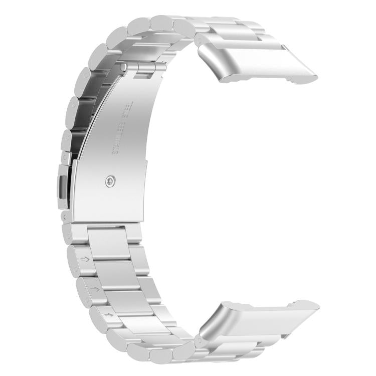For OPPO Watch Free Tri-beads Flat Buckle Titanium Alloy Watch Band