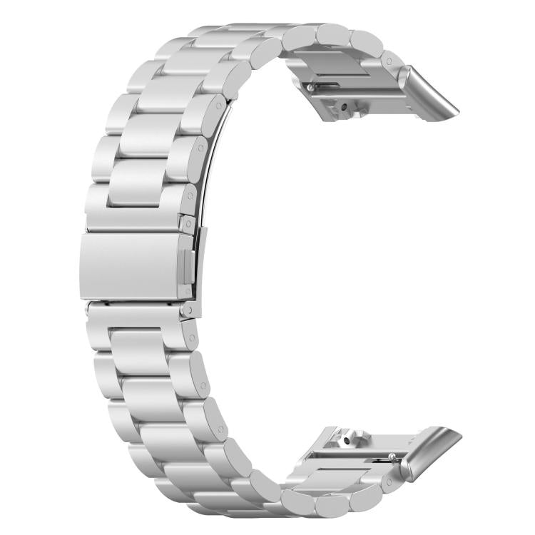 For OPPO Watch Free Tri-beads Flat Buckle Titanium Alloy Watch Band