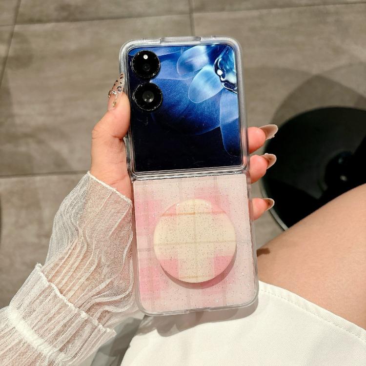 For Xiaomi Mix Flip Glitter Powder Dots Pattern Phone Case with Holder