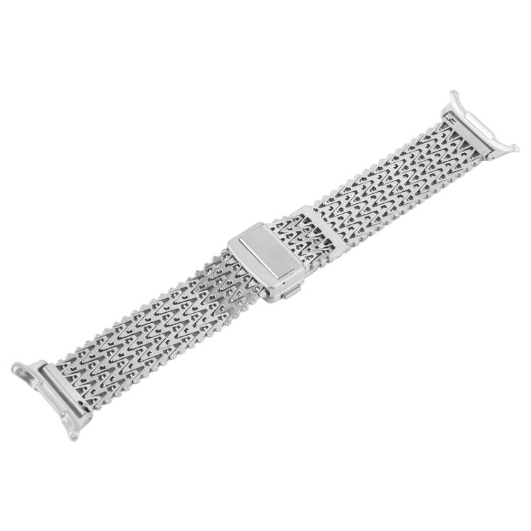 For Samsung Galaxy Watch Ultra 47mm / Ultra 2025 Magnetic Snap Clasp Steel Mesh Metal Watch Band