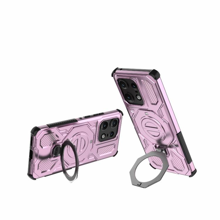 For Motorola Edge 50 Pro 5G Global J-20 Solid Color MagSafe Magnetic TPU+PC Phone Case