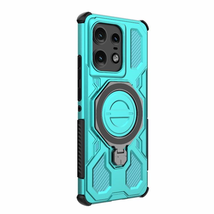 For Motorola Edge 50 Pro 5G Global J-20 Solid Color MagSafe Magnetic TPU+PC Phone Case