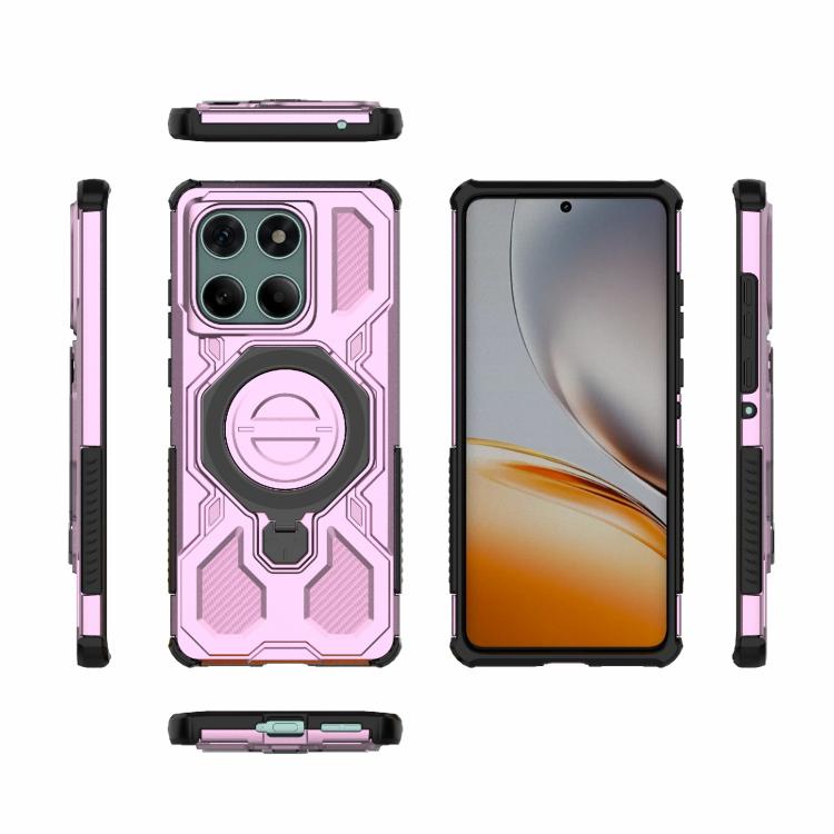 For Motorola Edge 60 Fusion 5G Global J-20 Solid Color MagSafe Magnetic TPU+PC Phone Case