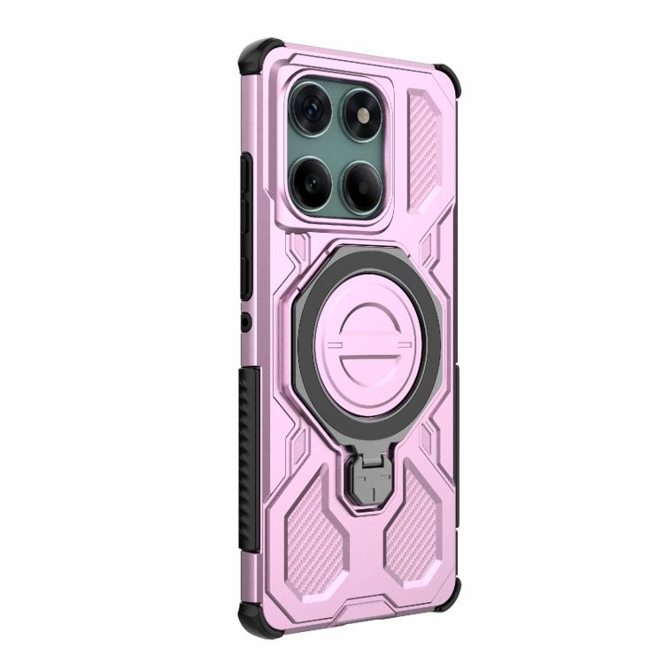 For Motorola Edge 60 Fusion 5G Global J-20 Solid Color MagSafe Magnetic TPU+PC Phone Case