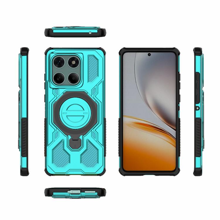 For Motorola Edge 60 Fusion 5G Global J-20 Solid Color MagSafe Magnetic TPU+PC Phone Case
