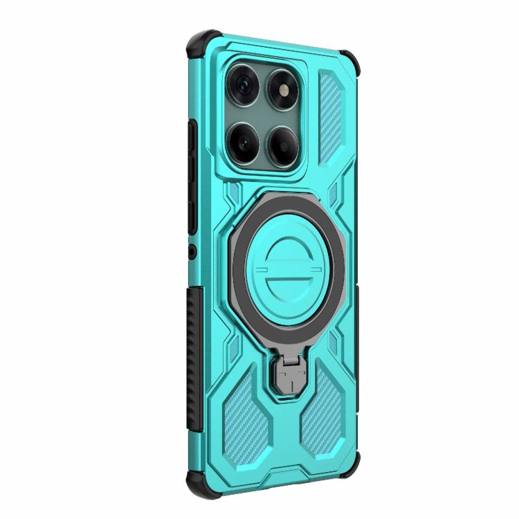 For Motorola Edge 60 Fusion 5G Global J-20 Solid Color MagSafe Magnetic TPU+PC Phone Case