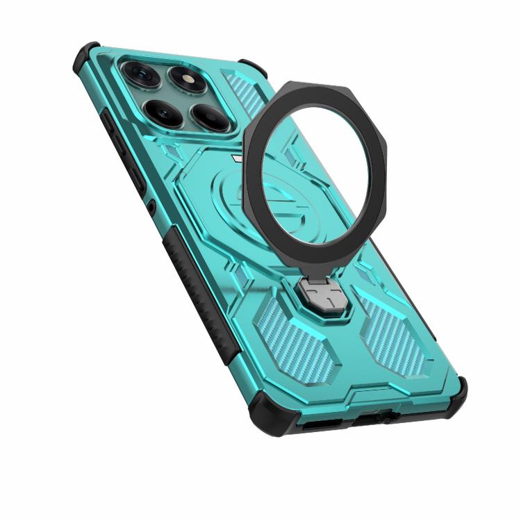 For Motorola Edge 60 Fusion 5G Global J-20 Solid Color MagSafe Magnetic TPU+PC Phone Case