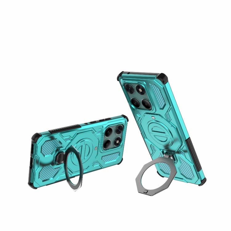 For Motorola Edge 60 Fusion 5G Global J-20 Solid Color MagSafe Magnetic TPU+PC Phone Case
