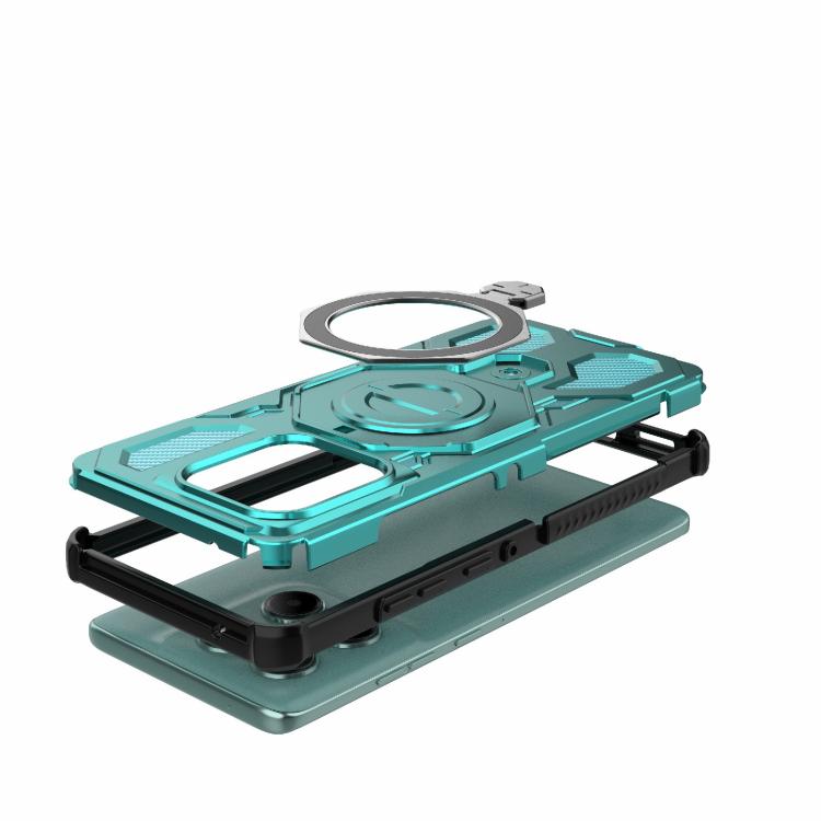 For Motorola Edge 60 Fusion 5G Global J-20 Solid Color MagSafe Magnetic TPU+PC Phone Case