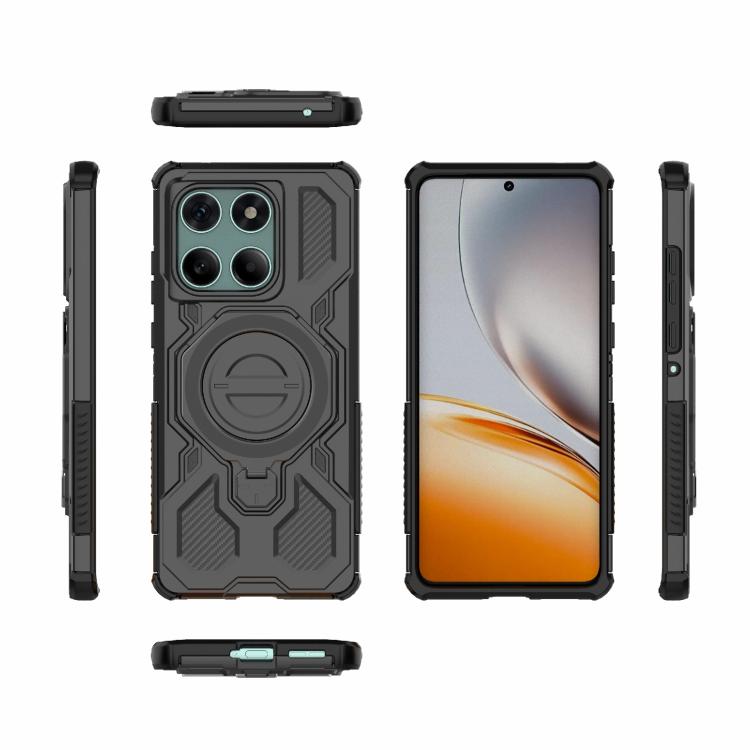 For Motorola Edge 60 Fusion 5G Global J-20 Solid Color MagSafe Magnetic TPU+PC Phone Case