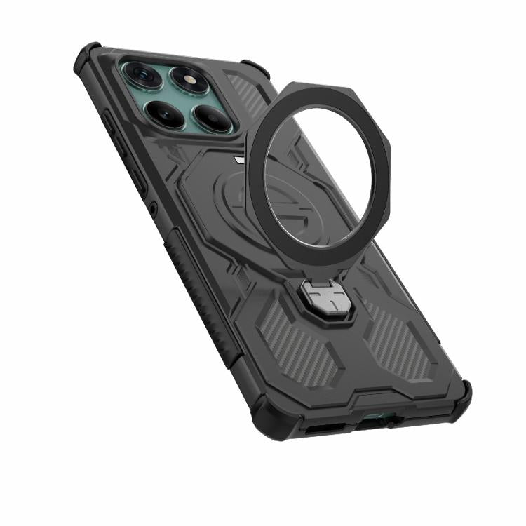 For Motorola Edge 60 Fusion 5G Global J-20 Solid Color MagSafe Magnetic TPU+PC Phone Case