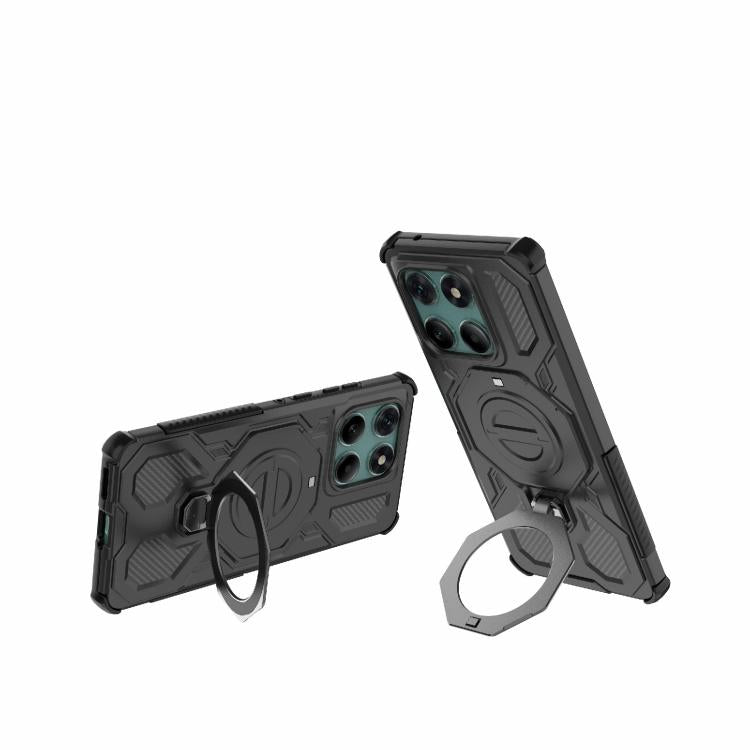 For Motorola Edge 60 Fusion 5G Global J-20 Solid Color MagSafe Magnetic TPU+PC Phone Case