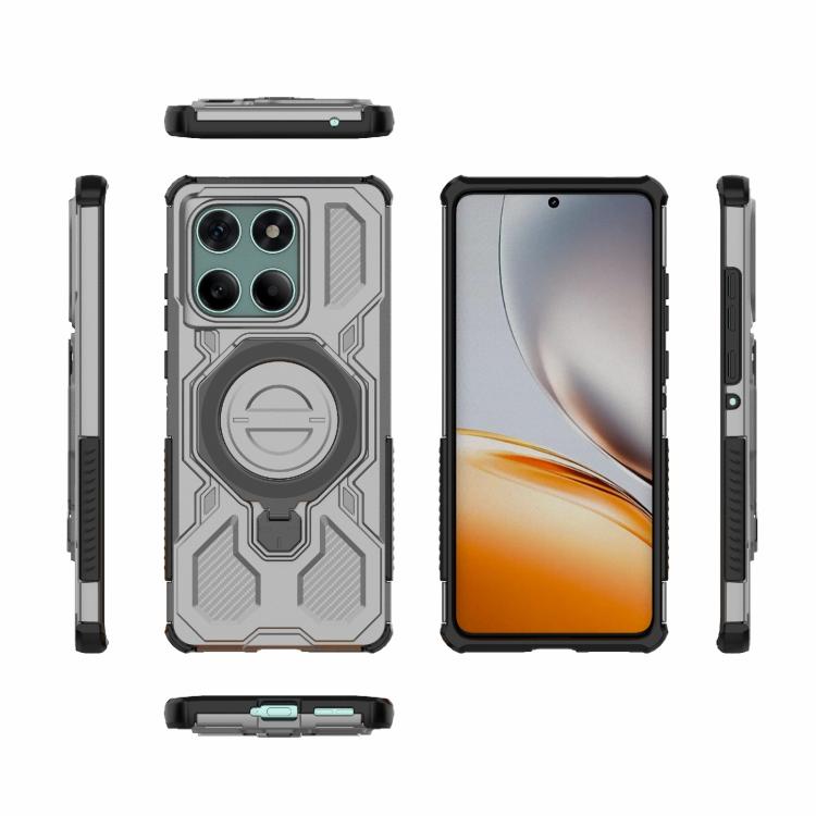 For Motorola Edge 60 Fusion 5G Global J-20 Solid Color MagSafe Magnetic TPU+PC Phone Case