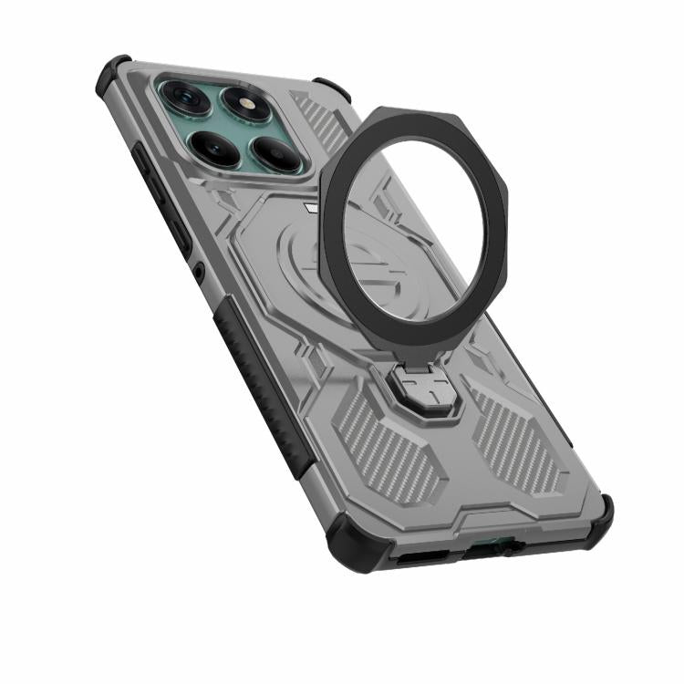 For Motorola Edge 60 Fusion 5G Global J-20 Solid Color MagSafe Magnetic TPU+PC Phone Case