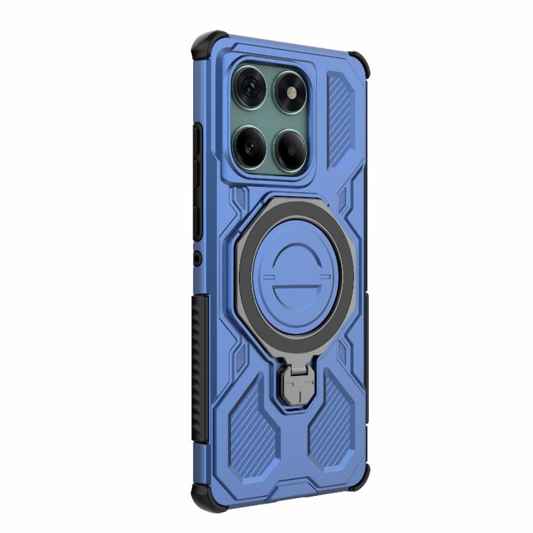 For Motorola Edge 60 Fusion 5G Global J-20 Solid Color MagSafe Magnetic TPU+PC Phone Case