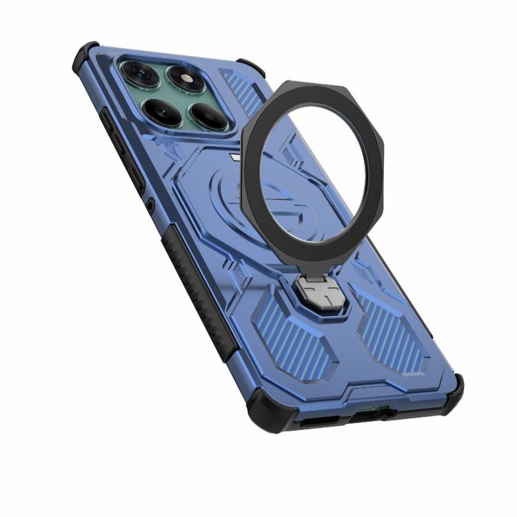 For Motorola Edge 60 Fusion 5G Global J-20 Solid Color MagSafe Magnetic TPU+PC Phone Case