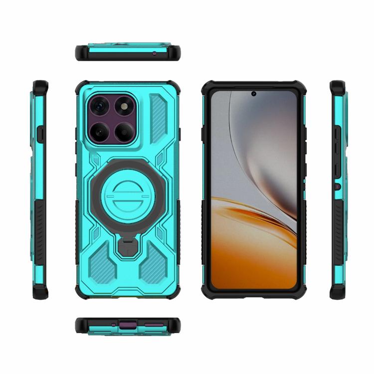 For Motorola Edge 60 Pro 5G J-20 Solid Color MagSafe Magnetic TPU+PC Phone Case