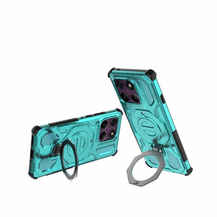 For Motorola Edge 60 Pro 5G J-20 Solid Color MagSafe Magnetic TPU+PC Phone Case