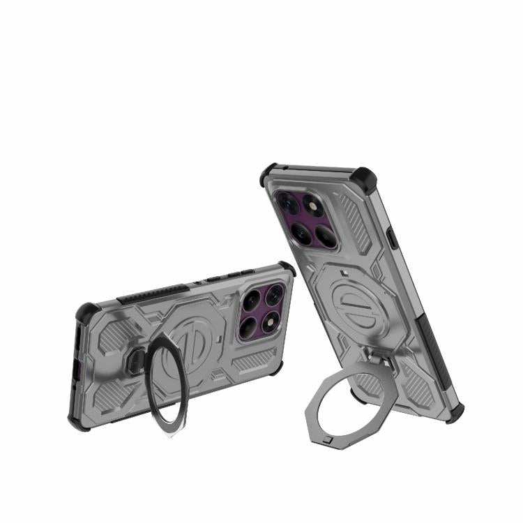 For Motorola Edge 60 Pro 5G J-20 Solid Color MagSafe Magnetic TPU+PC Phone Case