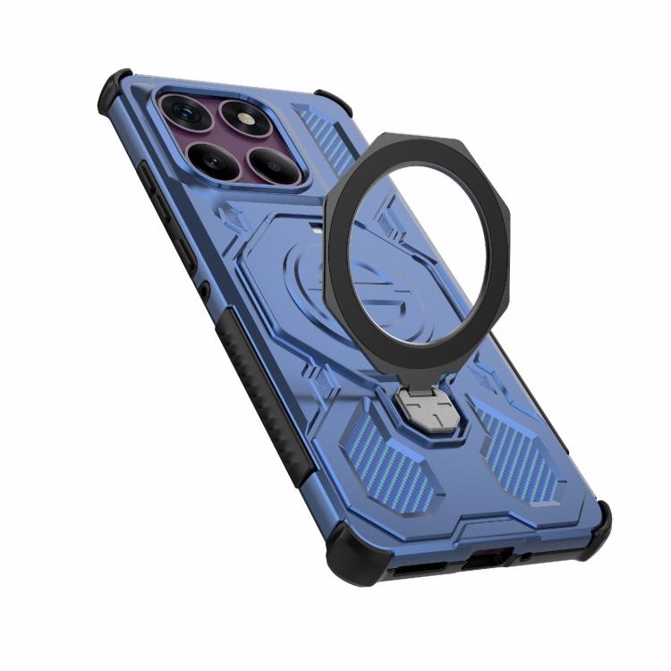 For Motorola Edge 60 Pro 5G J-20 Solid Color MagSafe Magnetic TPU+PC Phone Case