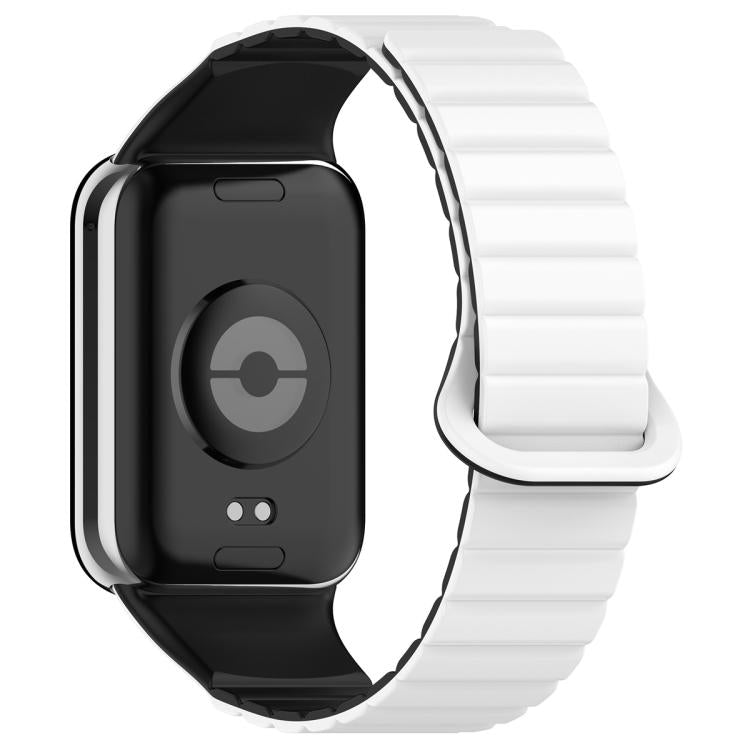For Xiaomi Band 10 Pro / Redmi Watch 6 / 5 Two Color Magnetic Silicone Watch Band