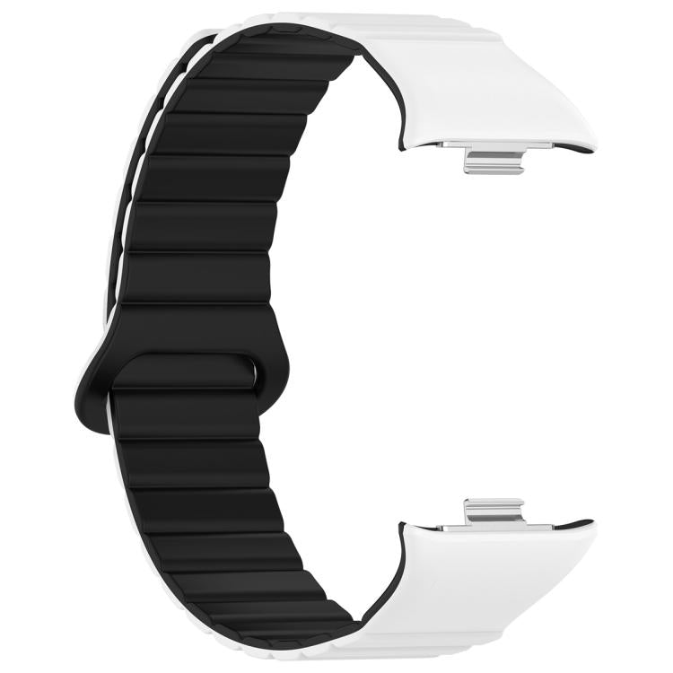 For Xiaomi Band 10 Pro / Redmi Watch 6 / 5 Two Color Magnetic Silicone Watch Band