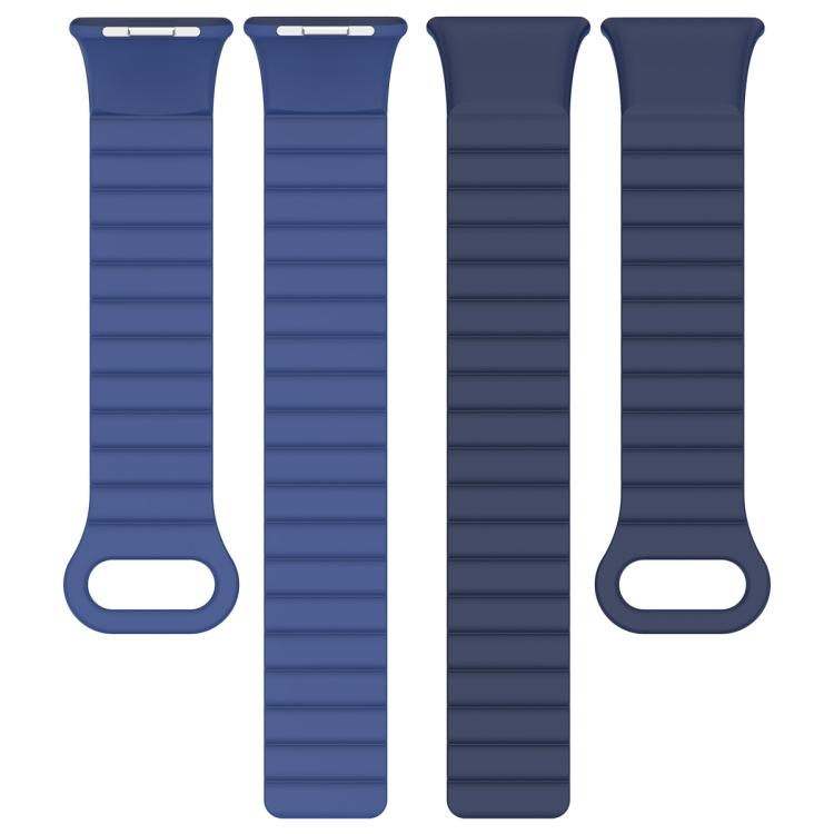 For Xiaomi Band 10 Pro / Redmi Watch 6 / 5 Two Color Magnetic Silicone Watch Band