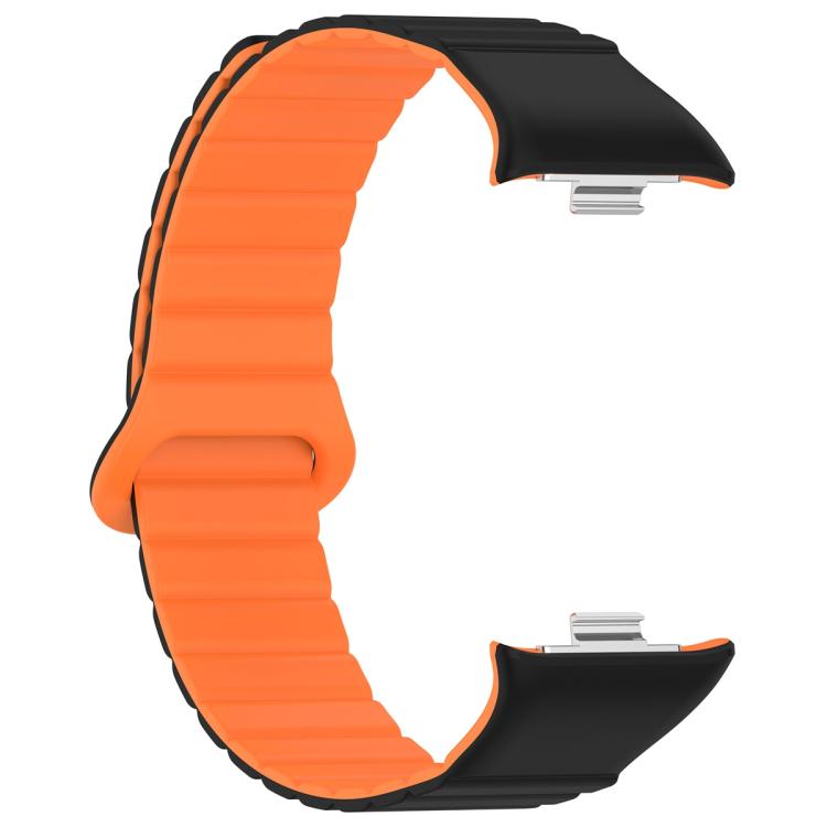 For Xiaomi Band 10 Pro / Redmi Watch 6 / 5 Two Color Magnetic Silicone Watch Band