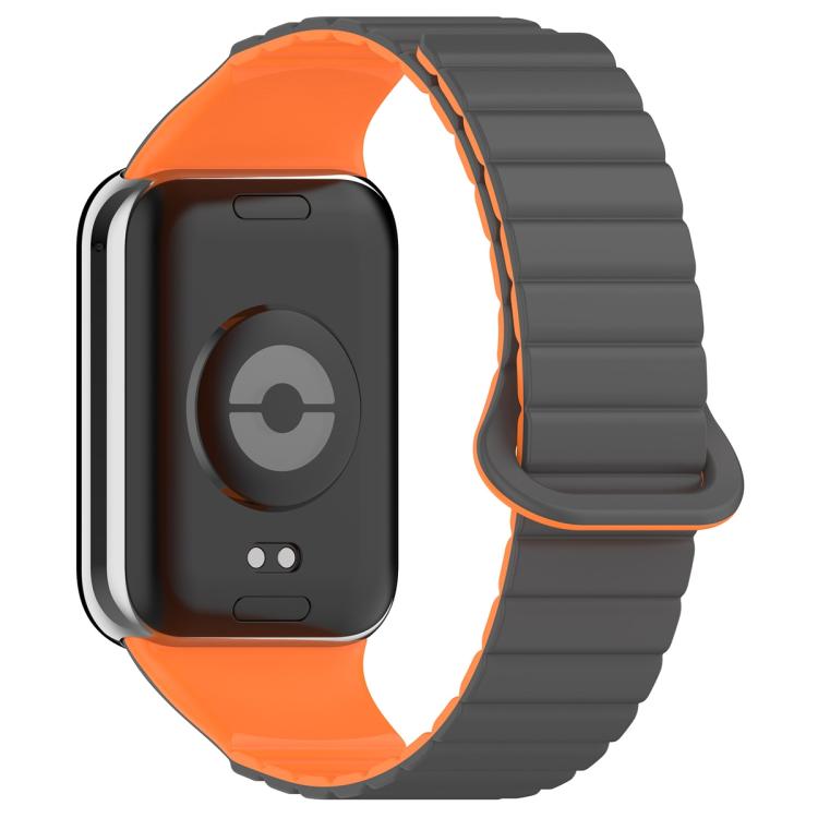 For Xiaomi Band 10 Pro / Redmi Watch 6 / 5 Two Color Magnetic Silicone Watch Band