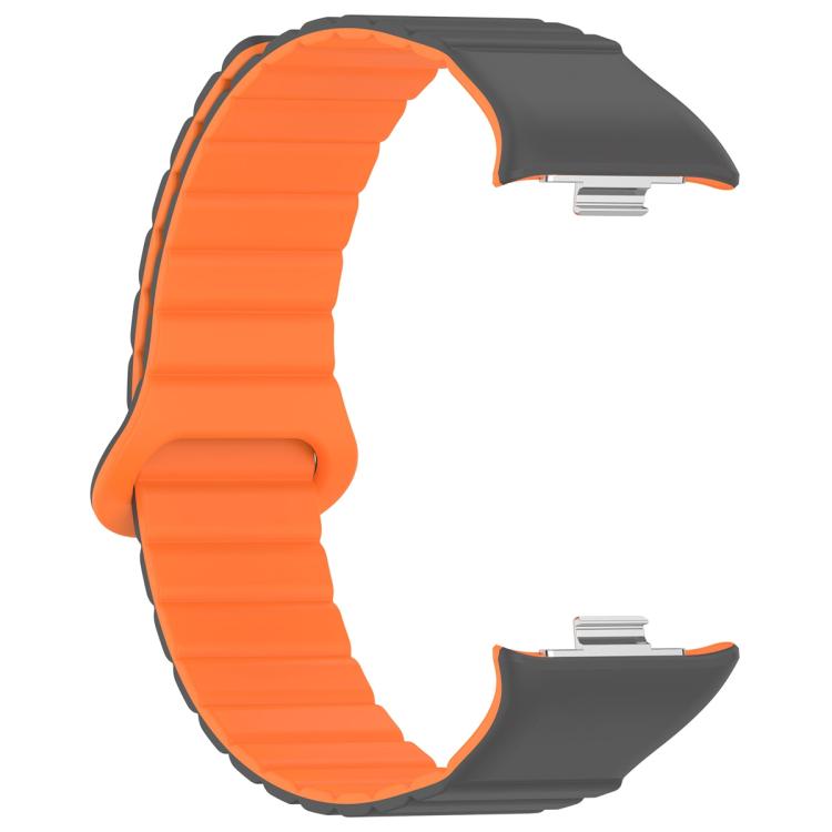 For Xiaomi Band 10 Pro / Redmi Watch 6 / 5 Two Color Magnetic Silicone Watch Band