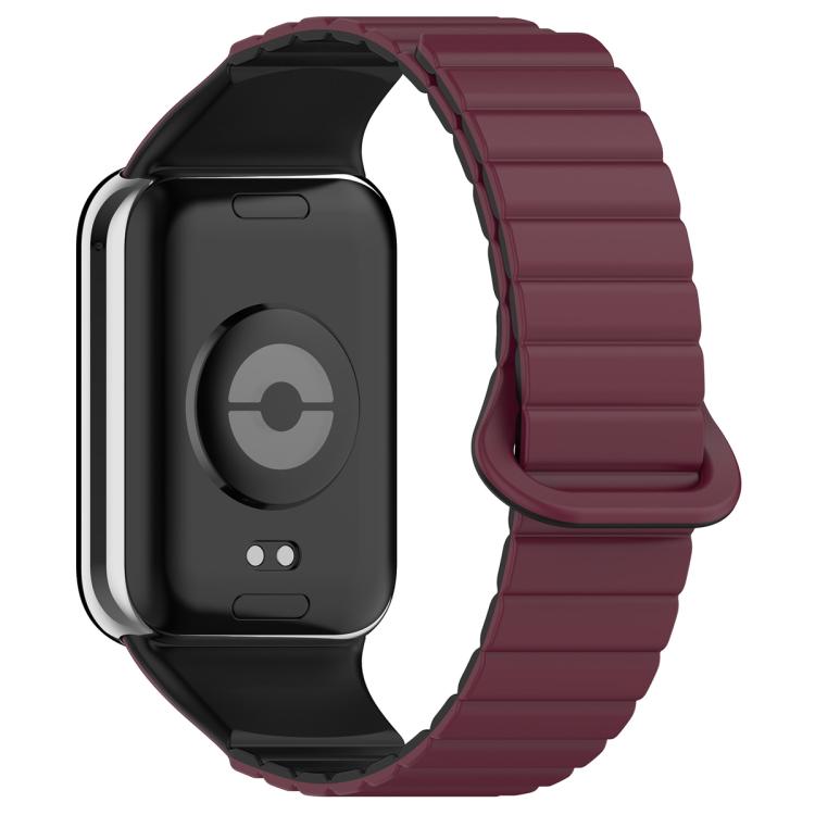 For Xiaomi Band 10 Pro / Redmi Watch 6 / 5 Two Color Magnetic Silicone Watch Band