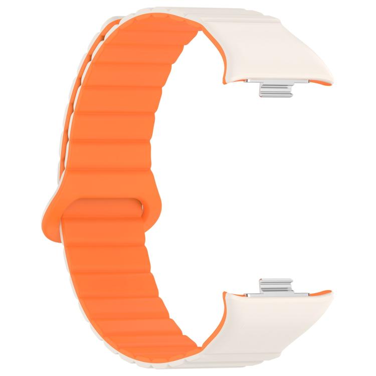 For Xiaomi Band 10 Pro / Redmi Watch 6 / 5 Two Color Magnetic Silicone Watch Band
