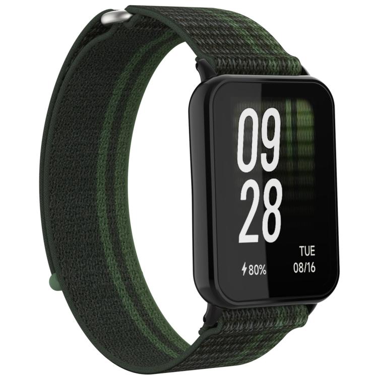 For Xiaomi Band 10 Pro / Redmi Watch 6 / 5 Nylon Loop Hook and Loop Fastener Watch Band