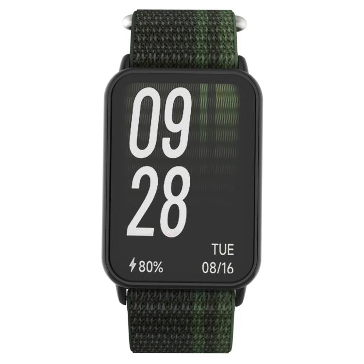 For Xiaomi Band 10 Pro / Redmi Watch 6 / 5 Nylon Loop Hook and Loop Fastener Watch Band