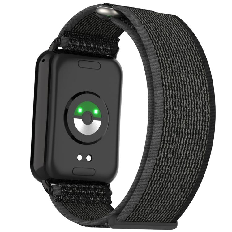 For Xiaomi Band 10 Pro / Redmi Watch 6 / 5 Nylon Loop Hook and Loop Fastener Watch Band