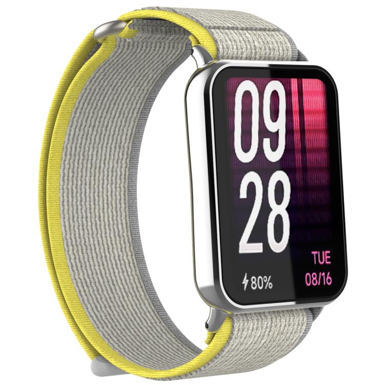 For Xiaomi Band 10 Pro / Redmi Watch 6 / 5 Nylon Loop Hook and Loop Fastener Watch Band