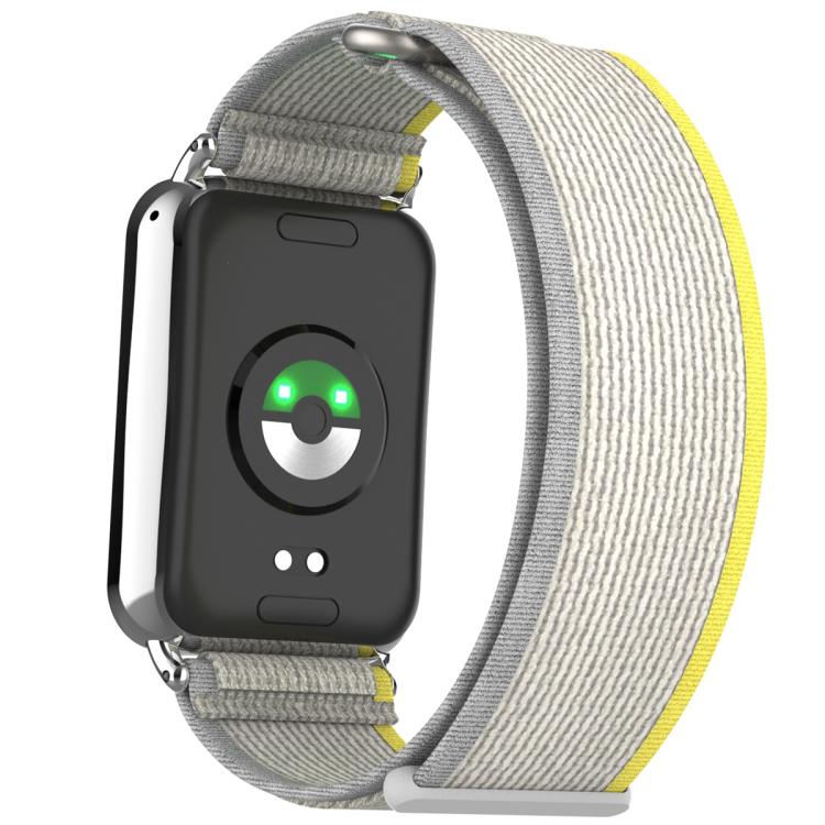 For Xiaomi Band 10 Pro / Redmi Watch 6 / 5 Nylon Loop Hook and Loop Fastener Watch Band