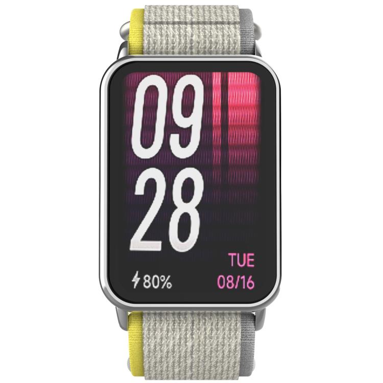 For Xiaomi Band 10 Pro / Redmi Watch 6 / 5 Nylon Loop Hook and Loop Fastener Watch Band
