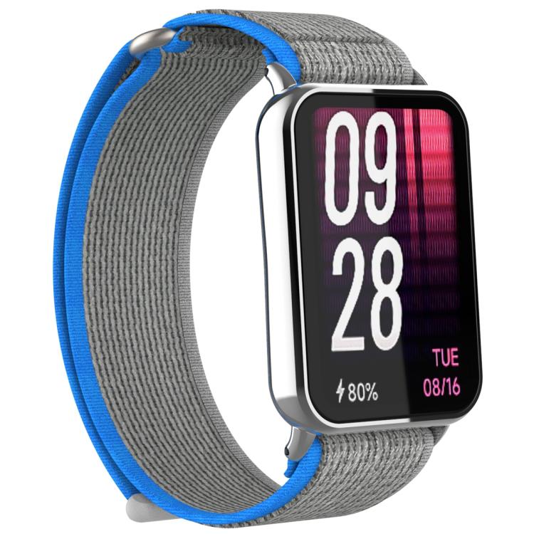 For Xiaomi Band 10 Pro / Redmi Watch 6 / 5 Nylon Loop Hook and Loop Fastener Watch Band